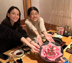 滝沢カレン、ハリセンボン春菜の“最速”誕生日会を開催 「笑いすぎてお腹が痛くなった」