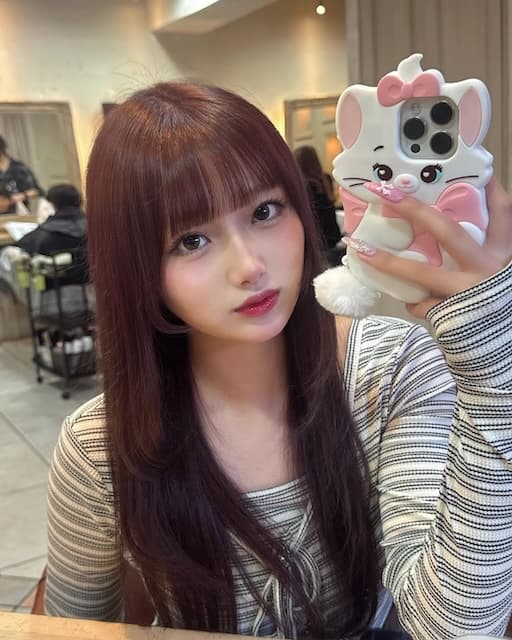 「髪色少し変えてレイヤー入れてみた‎」インフルエンサー・希空が髪色をチェンジ！