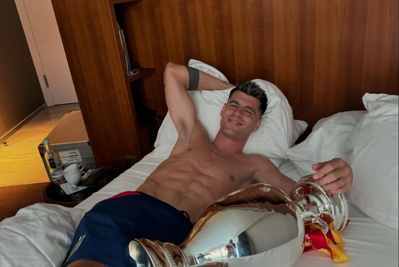 「世界で一番幸せ」スペイン主将モラタ、EURO優勝の喜びを語る