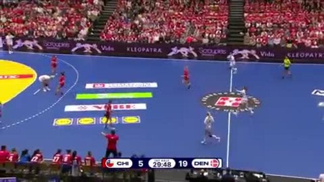 【ハンドボール】第26回女子世界選手権グループE チリ vs. デンマーク