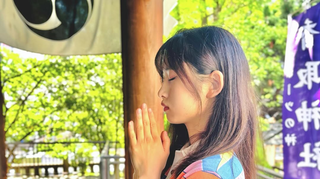 JD格闘家・辻井和花、神前に勝利の誓いを！！