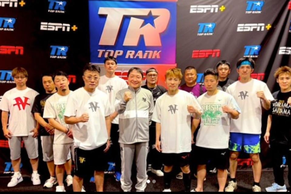 井上尚弥、TOP RANKジムでの最終トレーニング完了「感謝しかない！」