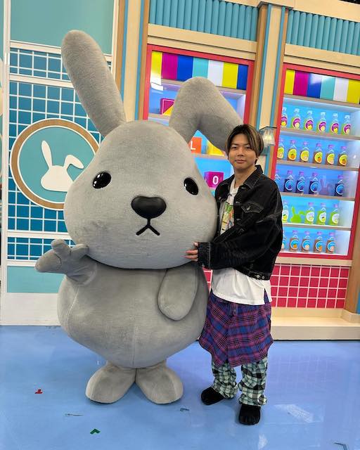 まっすーとラッピーの”超可愛いツーショット”「可愛い組み合わせ」