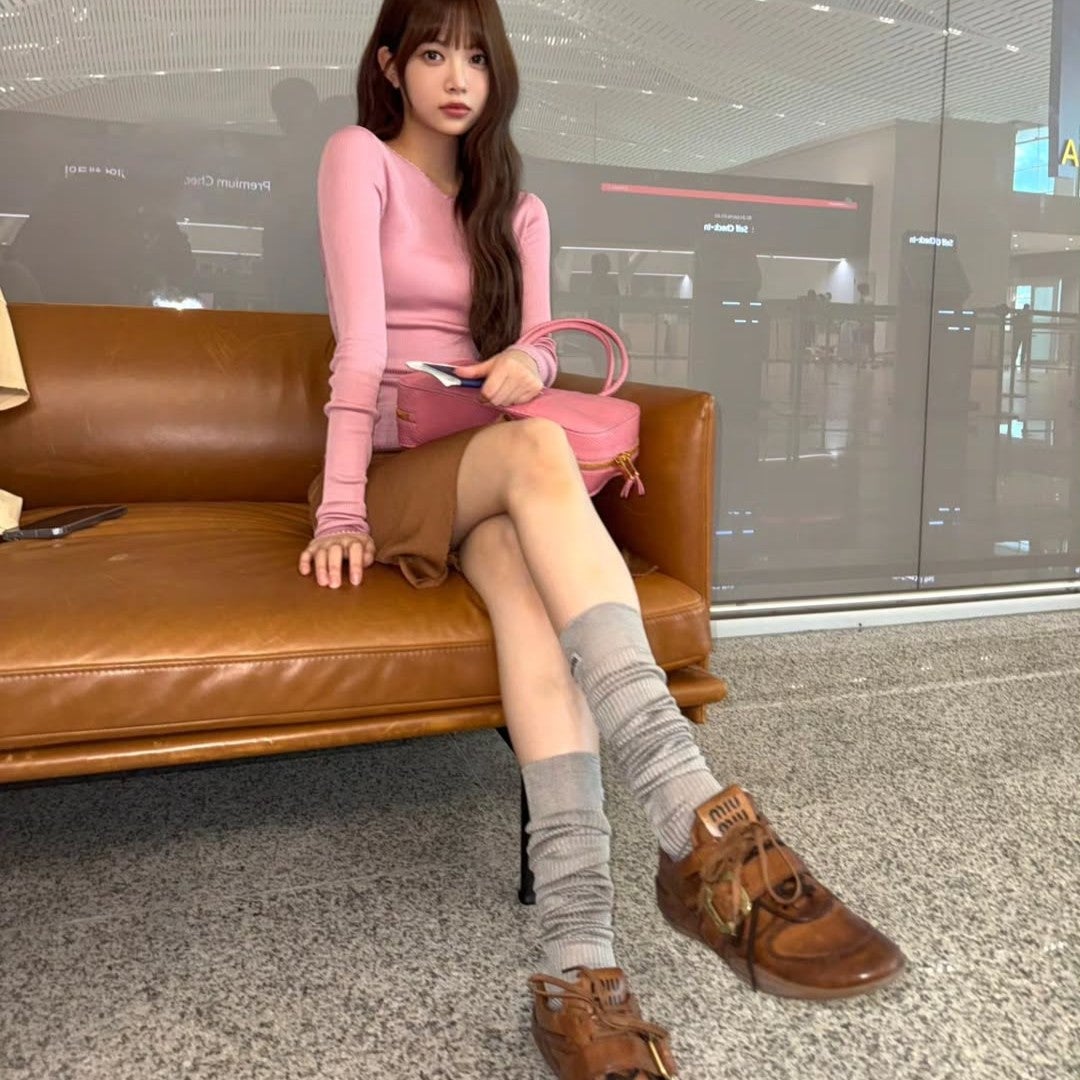 ルセラのウンチェ、秋ファッション先取りのピンクコーデが究極に可愛いと話題に！真似したい女性ファン続出