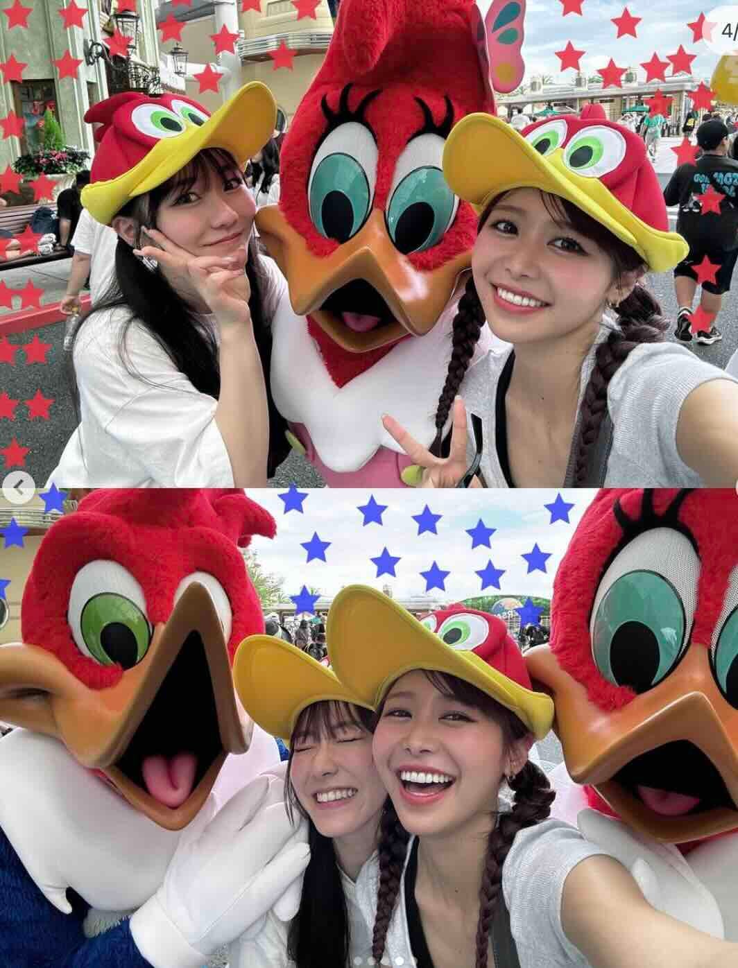 FRUITS ZIPPER・仲川瑠夏が真中まなとUSJへ！