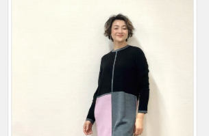 香坂みゆきの上品ニットワンピ姿に称賛の声