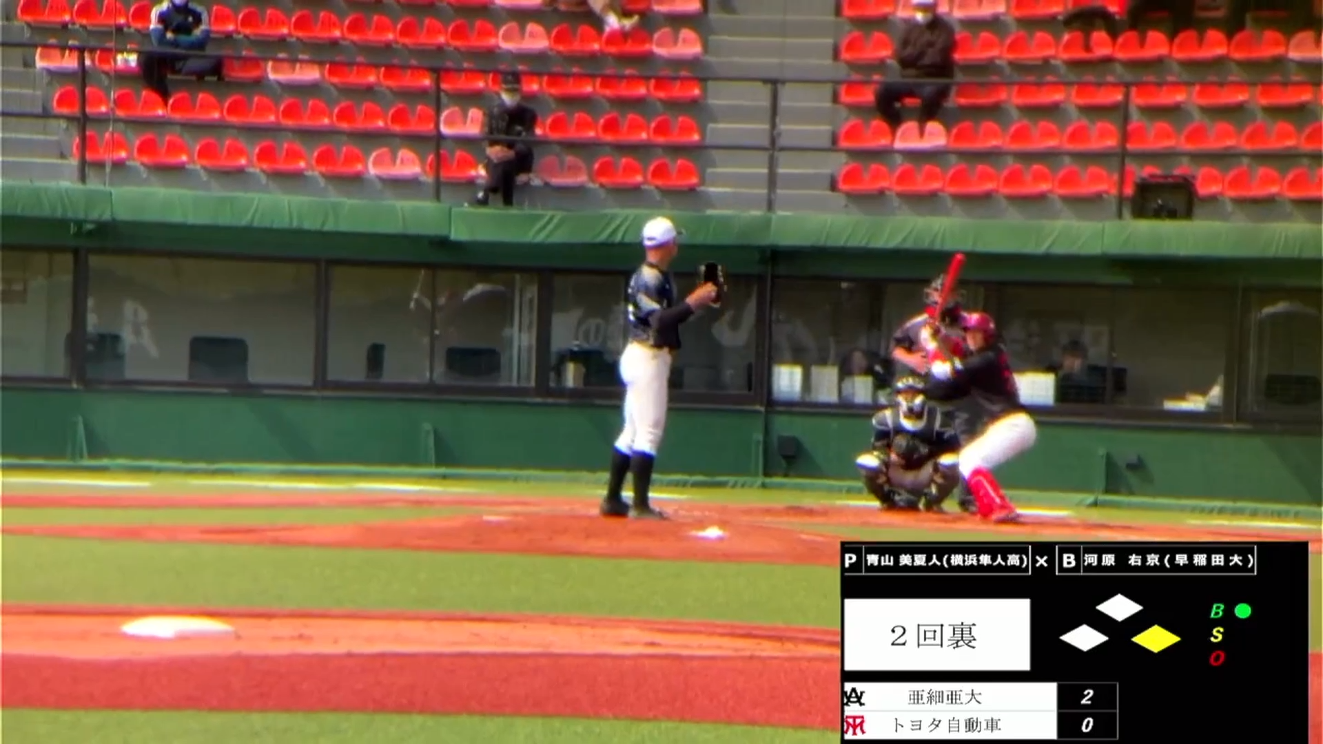 第4回タンチョウリーグinくしろ 8月11日 亜細亜大学vs.トヨタ自動車