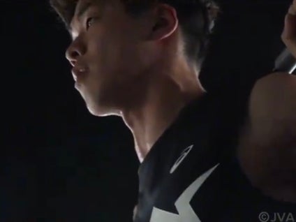 「ウェイトトレーニングをスローで撮影してみました」宮浦健人と西田有志を激写！