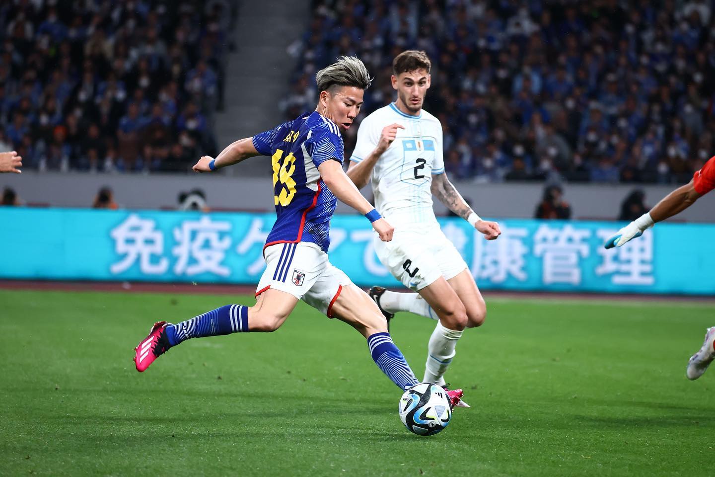 ⚽️ウルグアイ戦終えた浅野琢磨 🔥「まだまだここから成長していきます」ファン応援📣