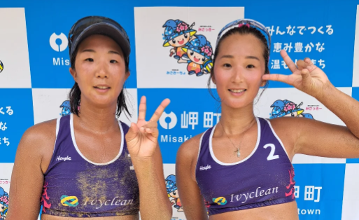 ビーチバレー「涙の3回戦敗退」本村嘉菜ペア、全日本選手権でベスト8ならずも見せた熱闘に称賛！