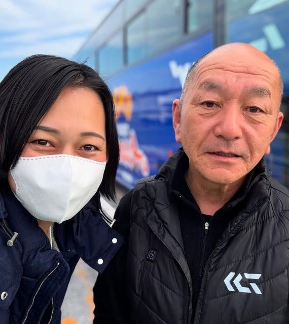 大山加奈、懐かしのアローズバスと再会！『南平さんに連れ込まれそうに』