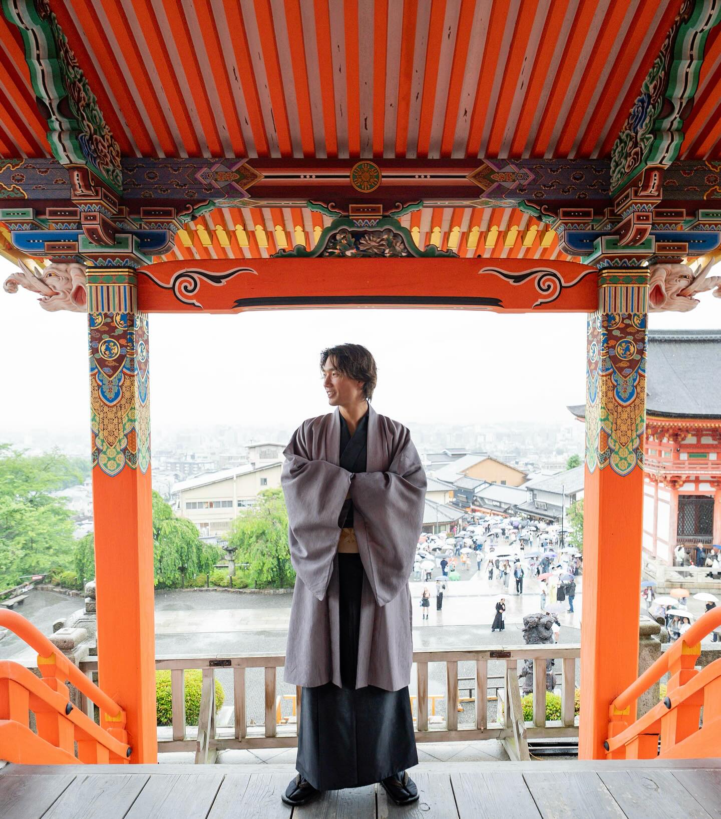 板倉滉が京都で“和の装い”披露　異国で戦うDFの意外な一面に反響