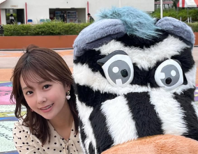 古川杏、西武園ゆうえんちでのんびり休日「ブランコ2回乗った」