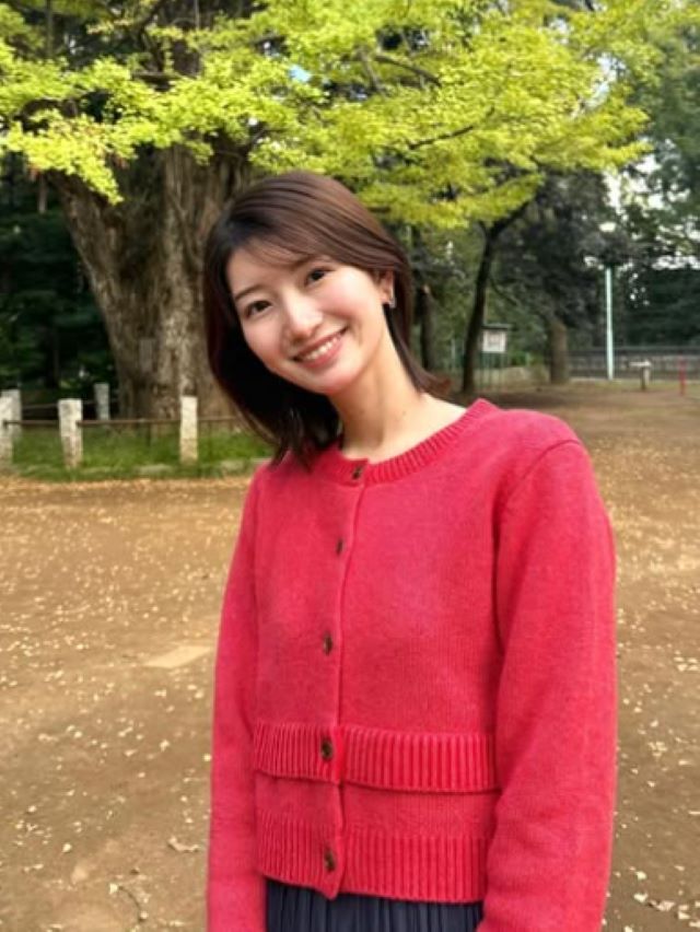 赤のカーディガンが似合う！TBSアナウンサー・吉村恵里子がお正月のエピソードを紹介