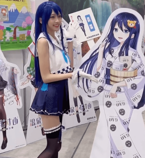 「めっちゃ可愛いです」美女コスプレイヤー、”温泉むすめ”との2ショットムービーがキュートだとファン歓喜！