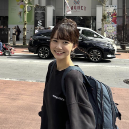 阪田マリン、渋谷の巨大看板に登場！ファン大興奮！！