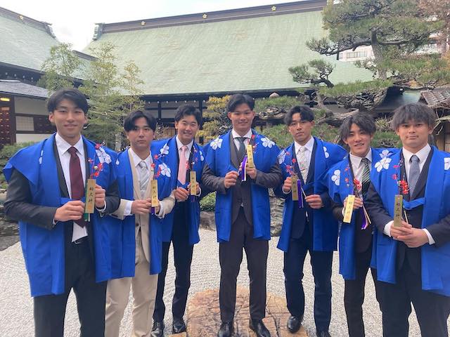 阪神タイガースの若手選手達が「初天神梅花祭」に参加⚾️