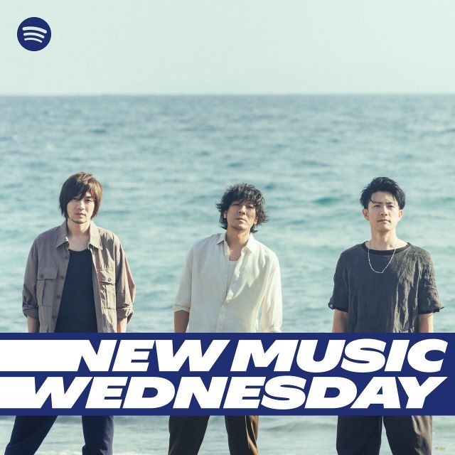 backnumber Spotifyの″New Music Wednesday″のカバーを飾る