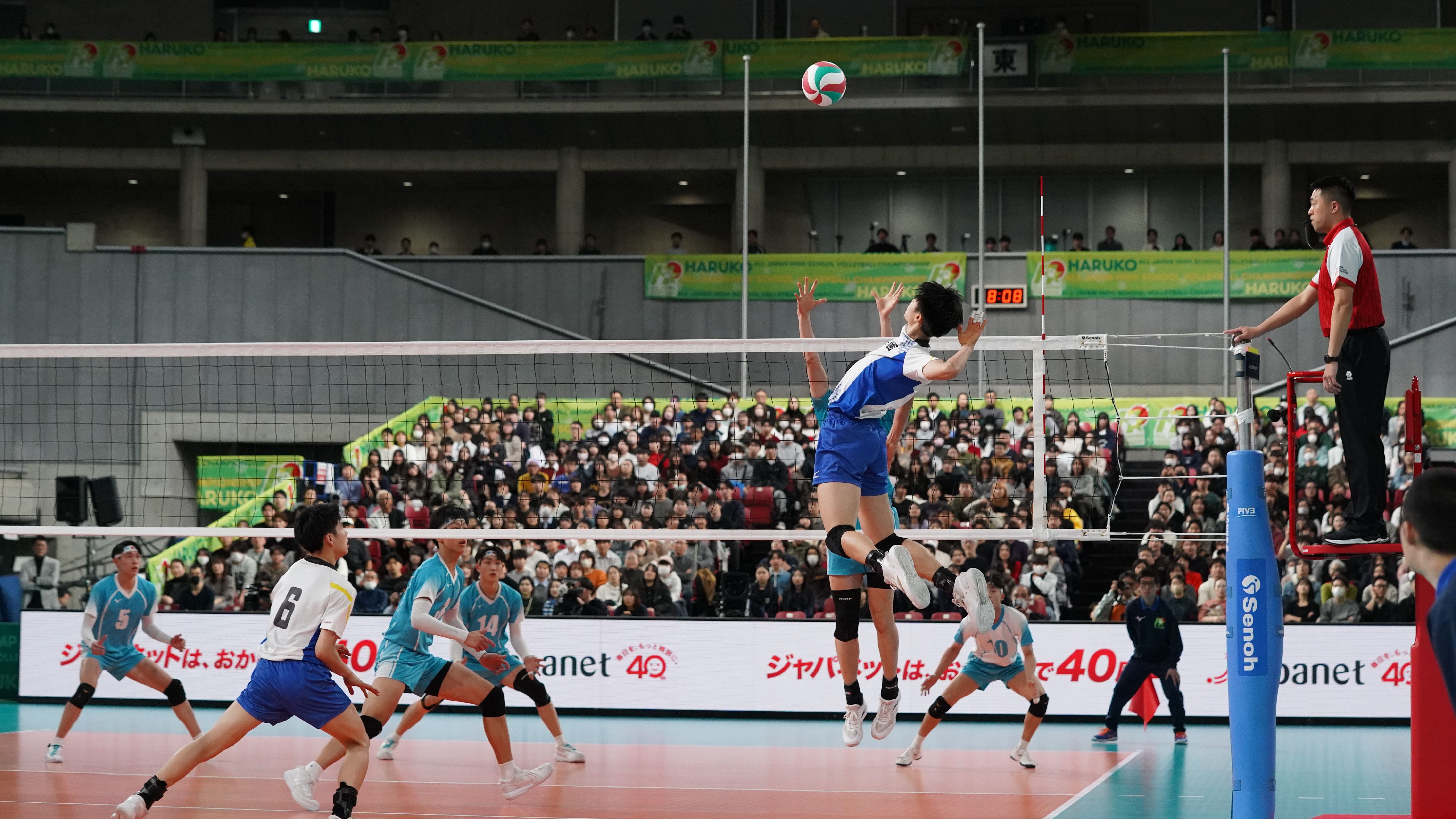 【春高バレー2026・写真特集】男子準決勝　駿台学園 vs. 清風 の激闘を写真で振り返ろう！