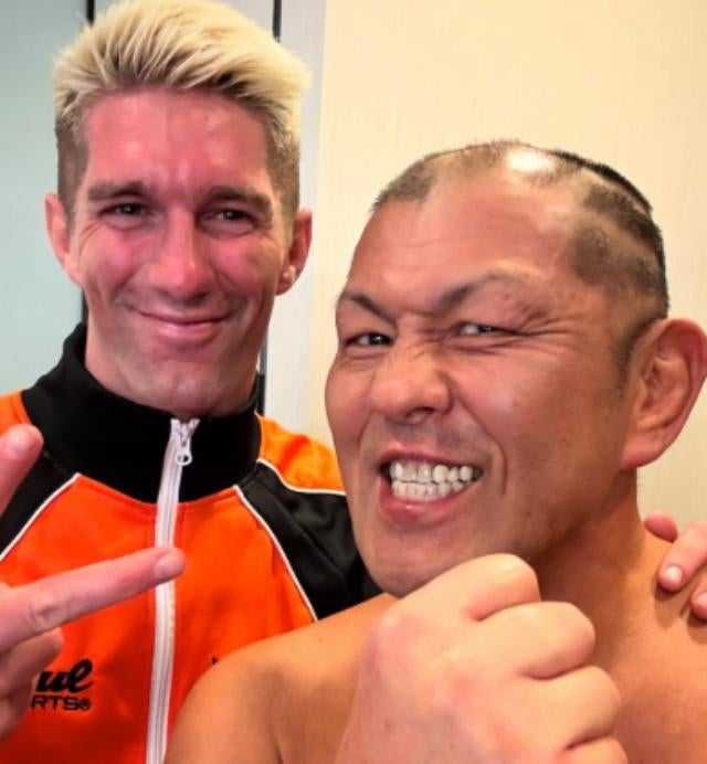 鈴木みのる「Hi, Bro!!」ザックとの再会に思わず笑うラスベガスの一幕