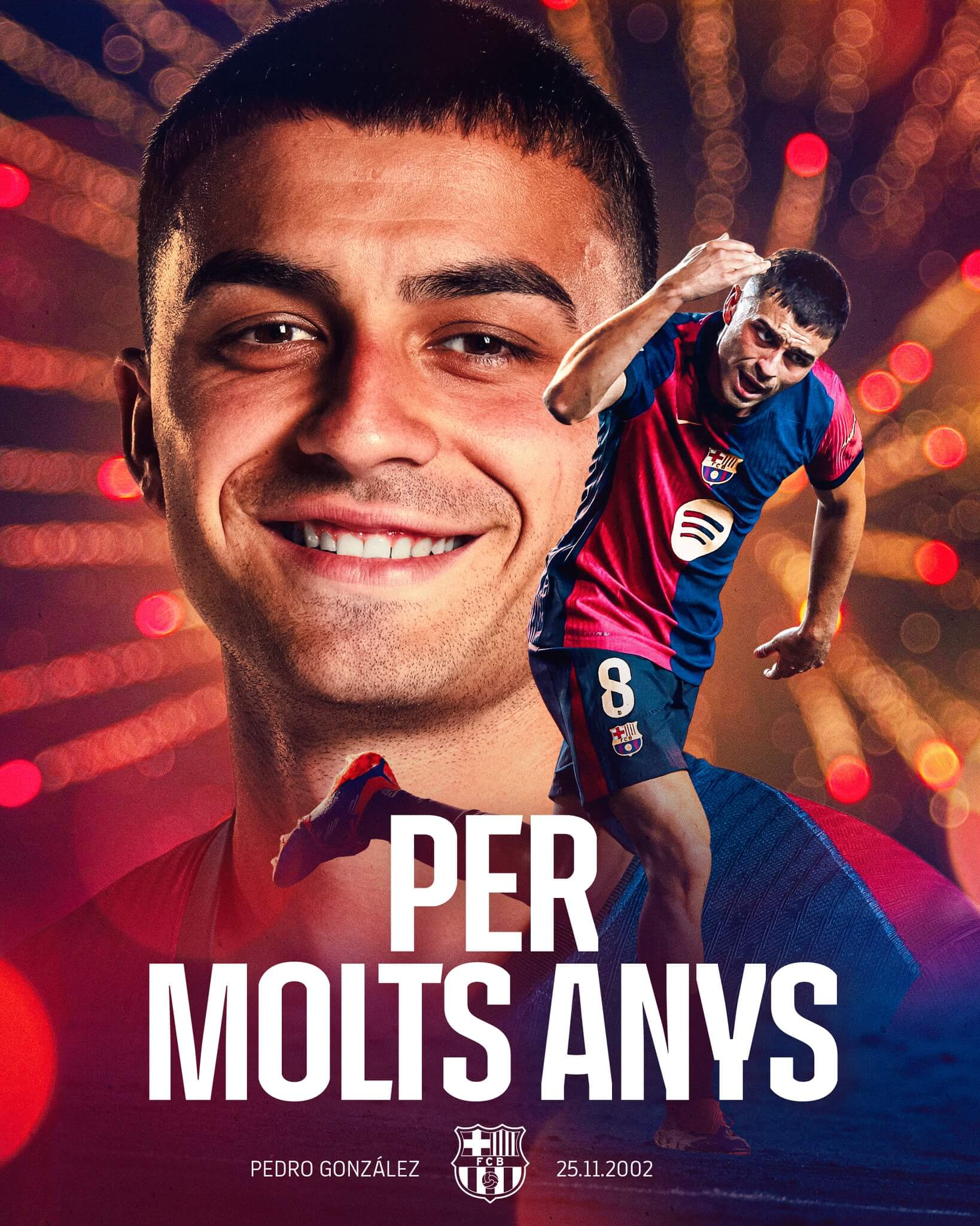 バルサ所属ぺドリ　22歳の誕生日を迎え！