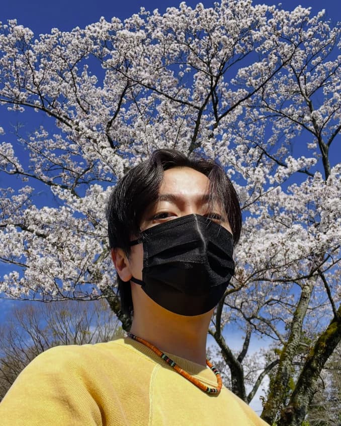 河合郁人が武蔵村山の桜をバッグに最高のベストショットを撮る！