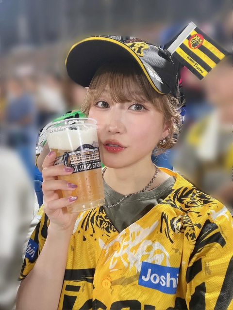 タイガースガチ勢の元SDN48美女タレント、