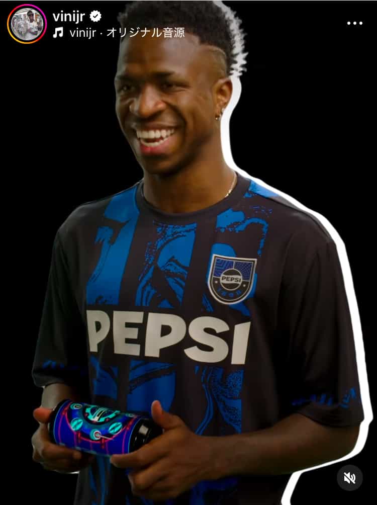 ヴィニシウス、革新的な「Pepsi Smart Can」を紹介！「新しい自己表現のCANvas」