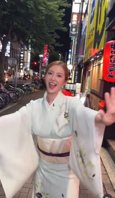 名古屋発！美人クラブママインフルエンサー、可愛すぎる"着物でダンス"ムービーにファン「惚れる〜」