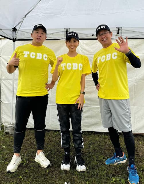 古田敦也　五十嵐亮太と東京での100人ほどの小学生たちとのキャッチボールイベントに参加⚾️
