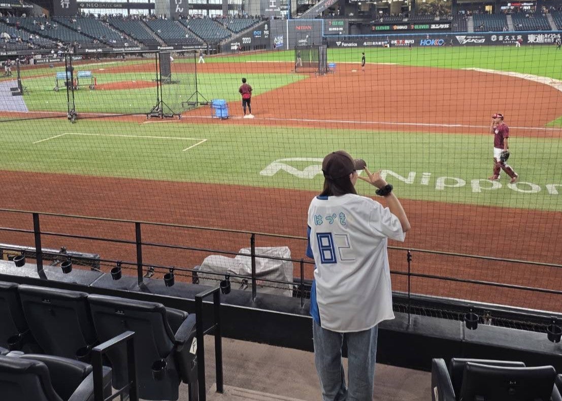 スターダム・葉月、念願のエスコン観戦に大興奮！サウナも満喫し最高の1日