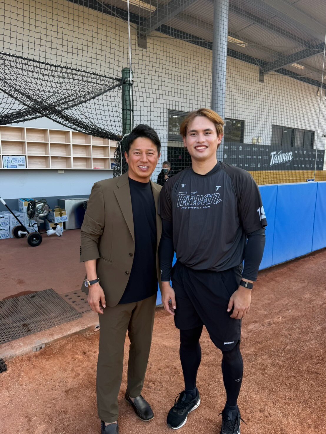 平石洋介が台湾代表の練習を見学　張奕らとの再会に笑顔「良い時間を過ごせた」