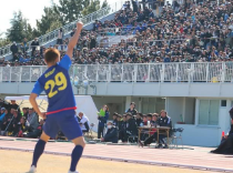 播戸竜二、ドリームサッカーでゴール決める 「やっぱりゴールです！」