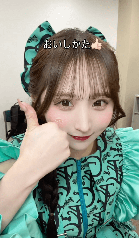 「美味しかったら揺れるのかわいい」CANDY TUNE・小川奈々子のモグモグタイムが話題に！