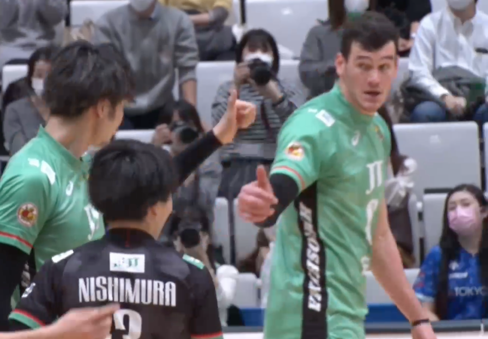 Ｖリーグ男子　FC東京 vs. JTサンダーズ広島 2021/11/12【ハイライト】