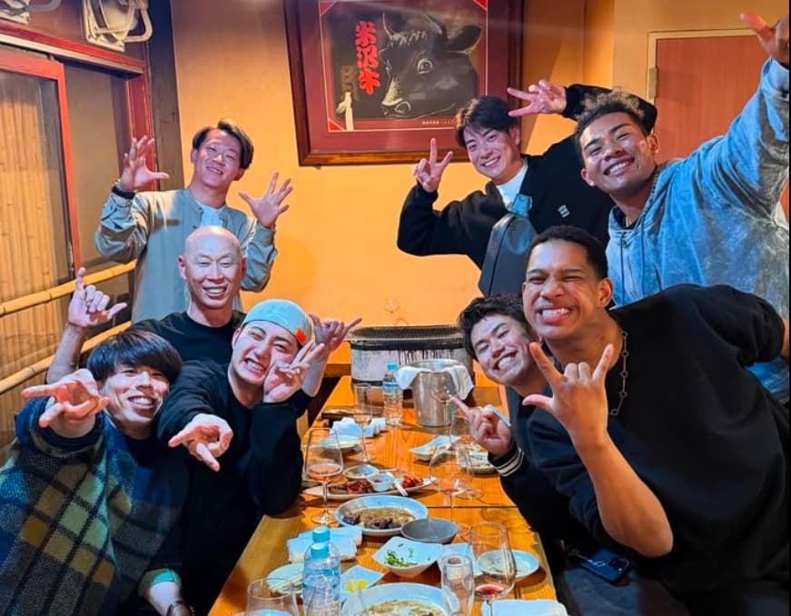 日本ハム　外野手会を開催！！森本コーチの姿も！