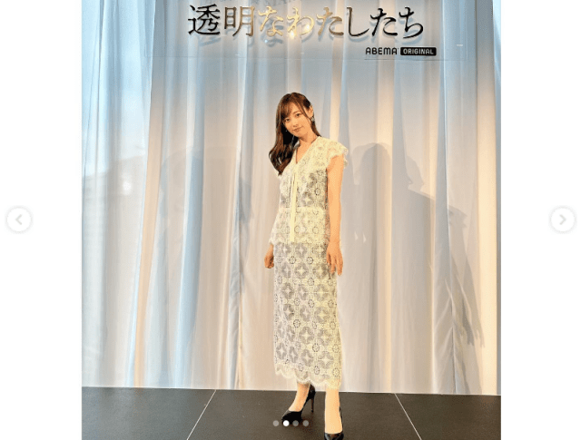 福原遥「透け感ドレス」でスラリなショットが可愛すぎると話題！