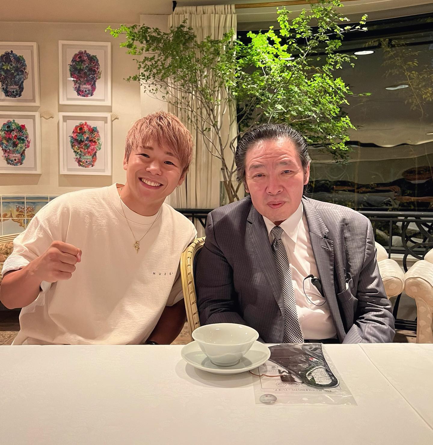 武尊が初代タイガーマスクとの２ショット披露📸🐯