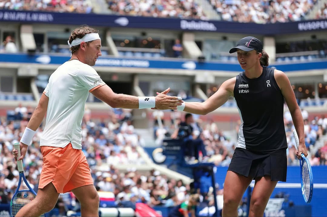 【全米オープン】「さあ、やってやろう！」キャスパー・ルードが相方シフィオンテクにメッセージ