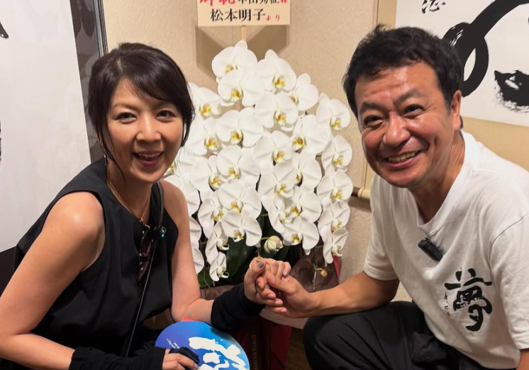 驚愕の盛況！中山秀征が銀座で開催した書道展に豪華ゲスト集結