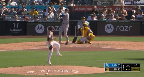 大谷翔平、首位攻防戦でダメ押しの45号！9回に松井裕樹からソロ本塁打