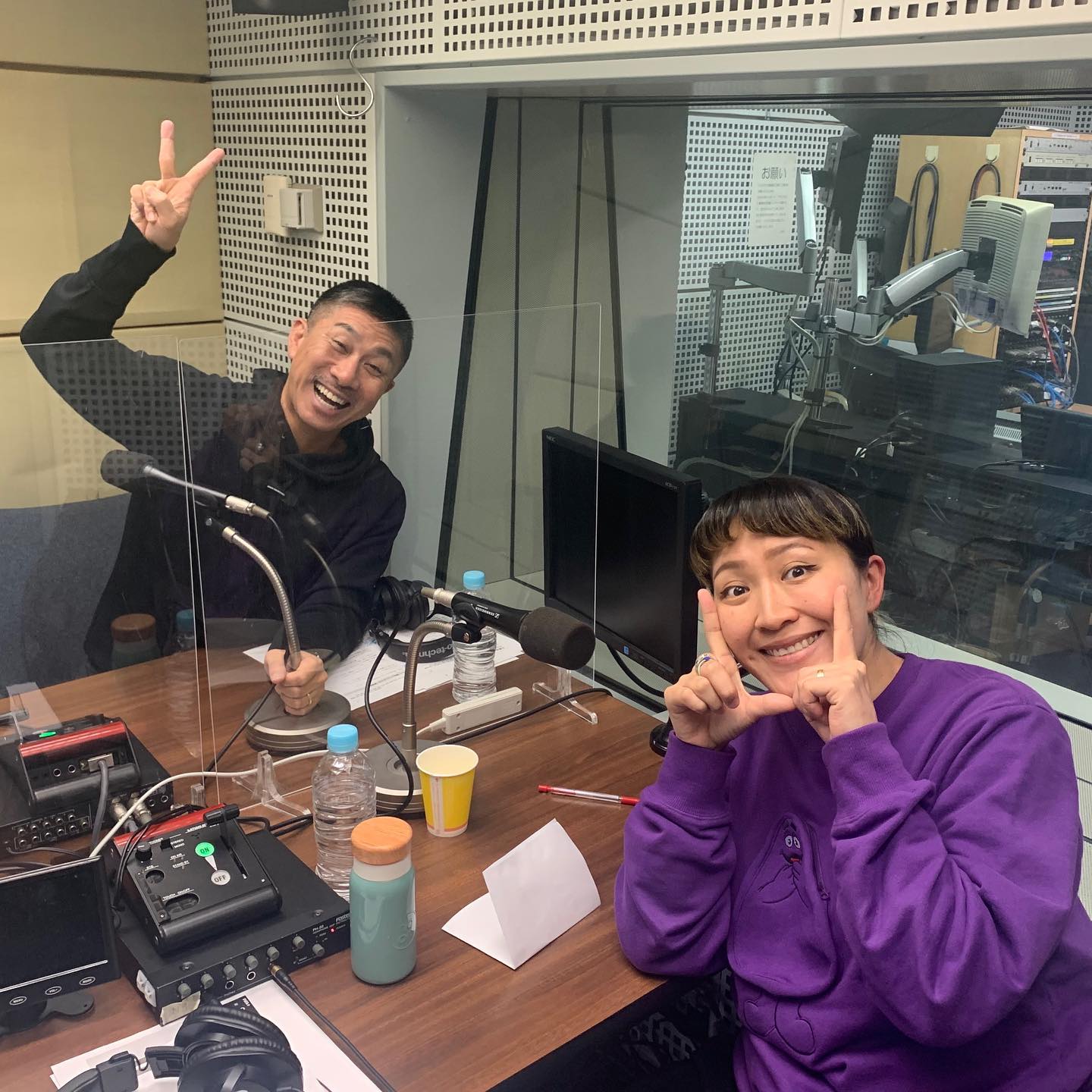 妊娠中でもバリバリ仕事💪丸山桂里奈が前園真聖と久々の共演⚽️