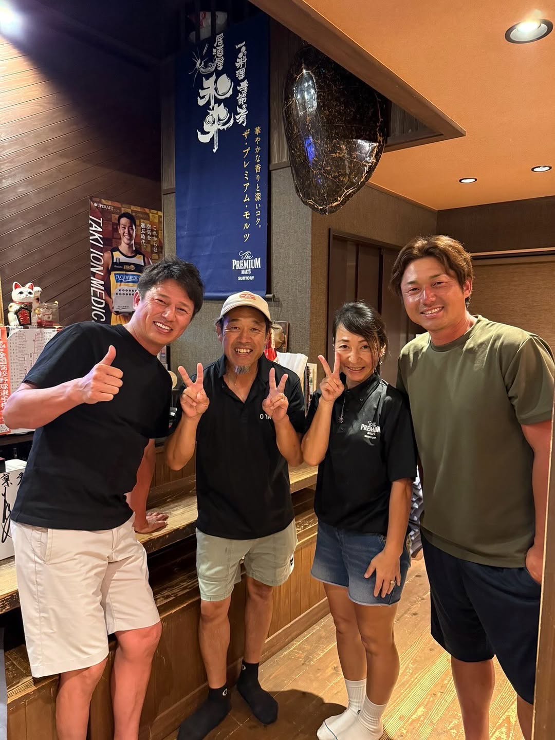 元プロ野球選手・平石洋介、2012年震災翌年に行った居酒屋を久々に訪れ「お元気そうで良かったです！」