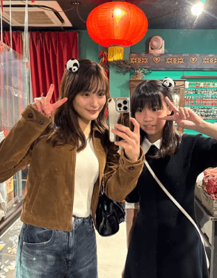 「友達が小学校卒業したので卒業祝いに」織田奈那、仲良しな年下の友達と横浜で遊びつくす！