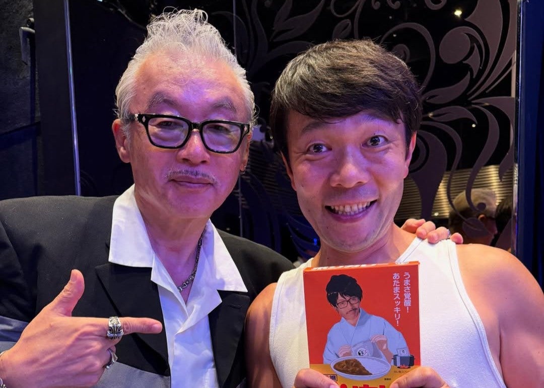 田代まさしがステージ後の笑顔を公開 オラキオとの念願の2ショットに感謝