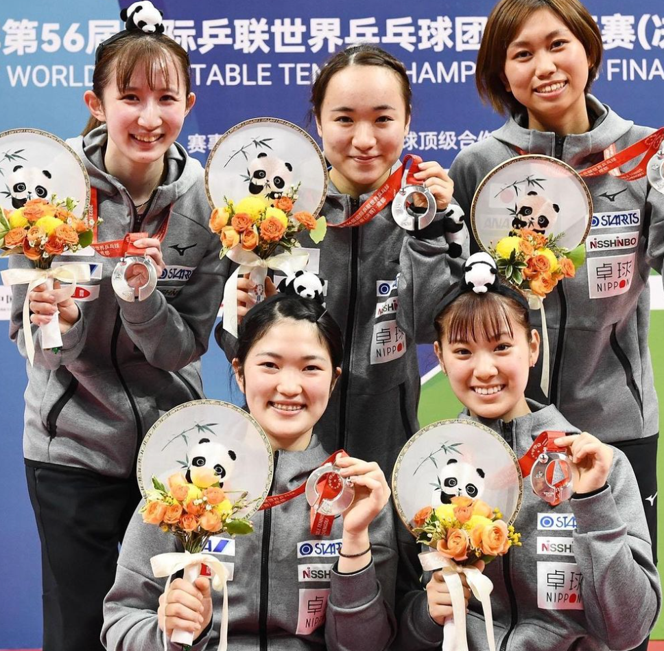 早田ひな🏓世界卓球を振り返る「幸せな1週間でした🥈💪🏻」