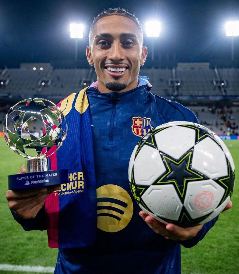 ラフィーニャが圧巻のハットトリック！