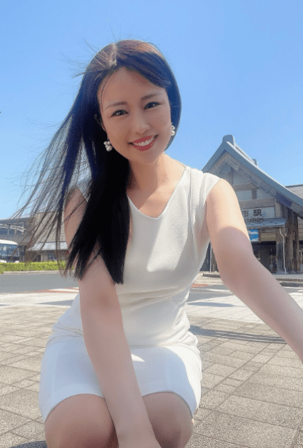 道岡桃子アナ、初の島根入りで