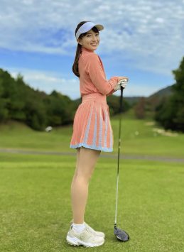 長谷川朋加、ゴルフで充実の1日！徳島ステイで全力満喫！