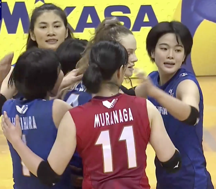 Ｖリーグ女子　トヨタ車体クインシーズ vs. 岡山シーガルズ 2022/2/26【ハイライト】